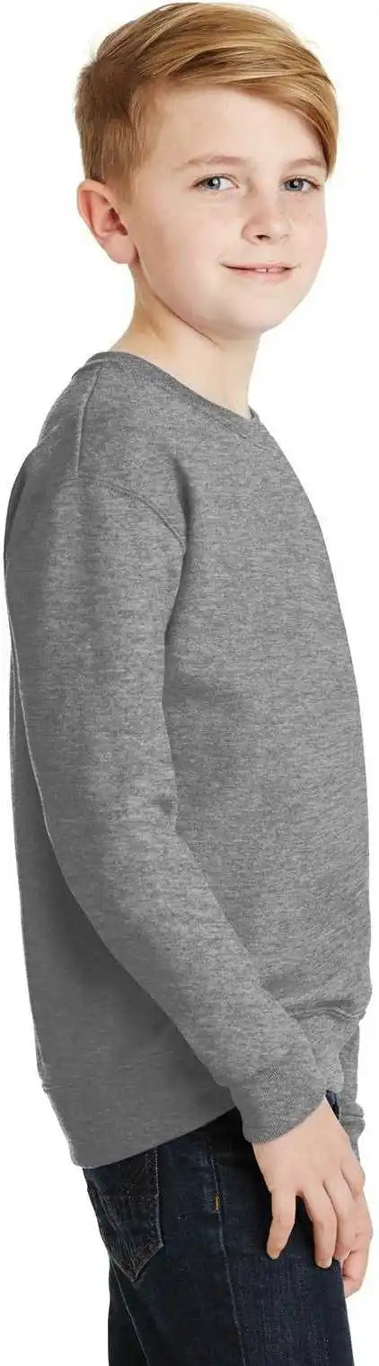 Jerzees 562b Youth Nublend Crewneck Sweatshirt Oxford
