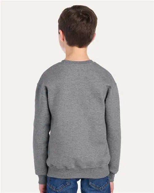 Jerzees 562br Nublend® Youth Crewneck Sweatshirt - Oxford
