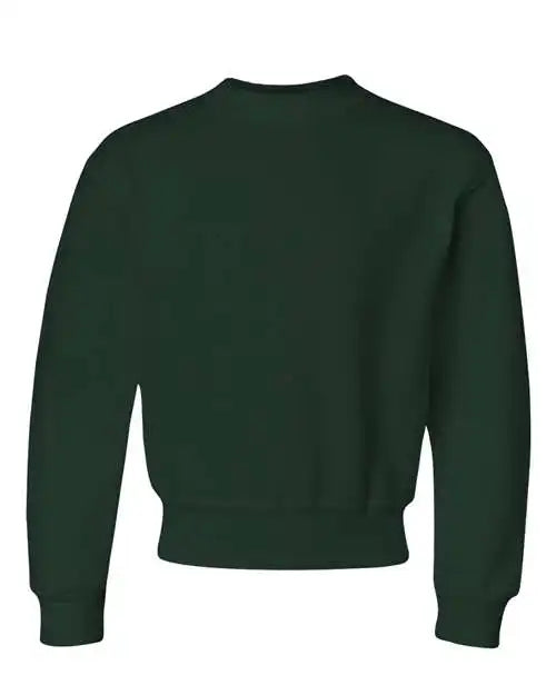Jerzees 562br Nublend Youth Crewneck Sweatshirt - Forest Green