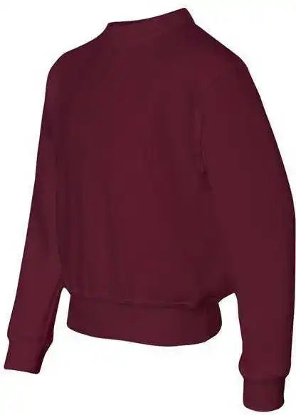 Jerzees 562br Nublend Youth Crewneck Sweatshirt Maroon