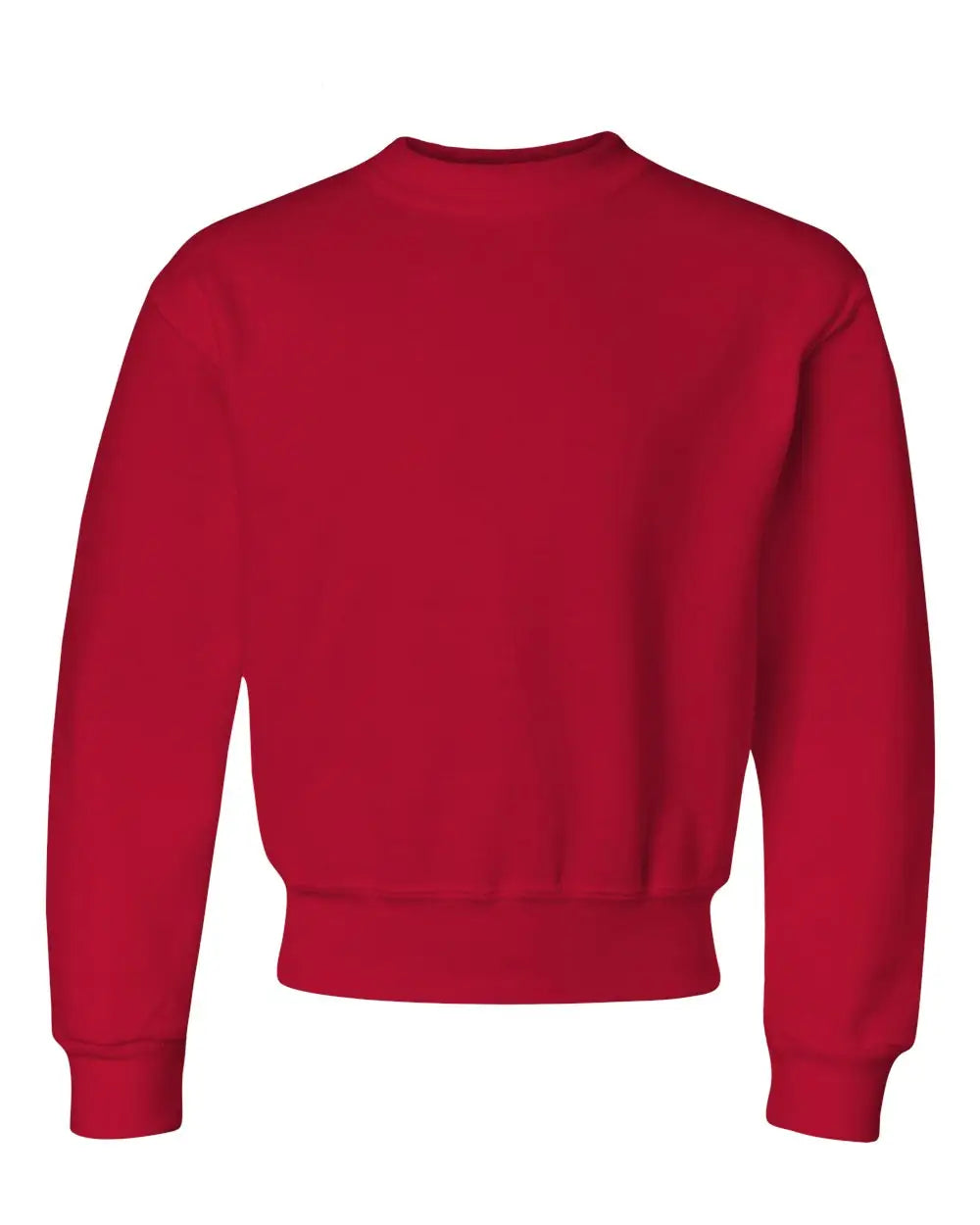 Jerzees 562br Nublend Youth Crewneck Sweatshirt - True Red