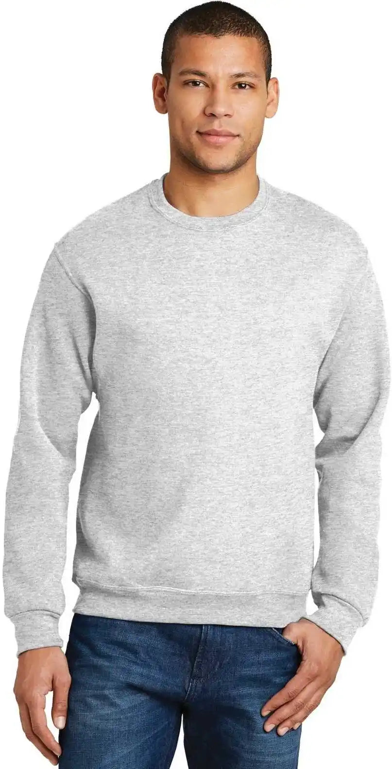 Jerzees 562mr Nublend Crewneck Sweatshirt Ash