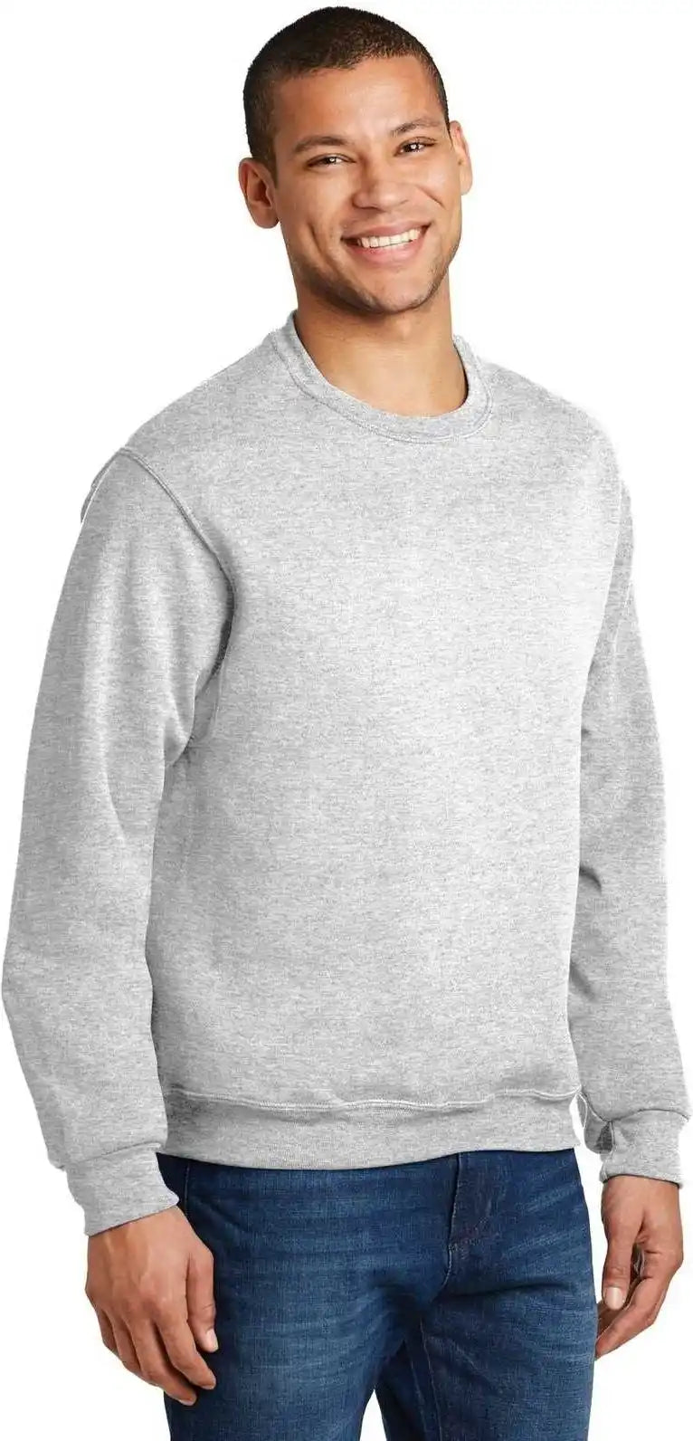 Jerzees 562mr Nublend Crewneck Sweatshirt Ash