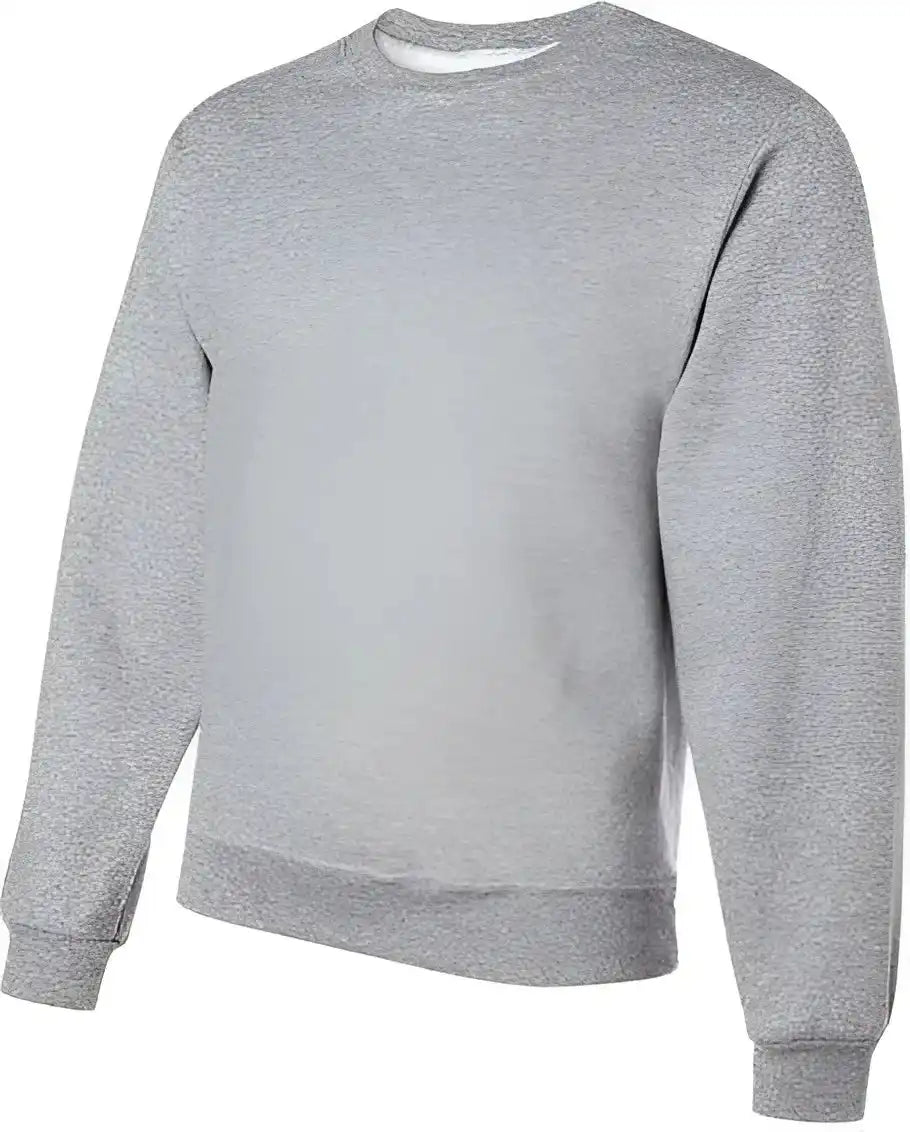 Jerzees 562mr Nublend Crewneck Sweatshirt Athletic Heather
