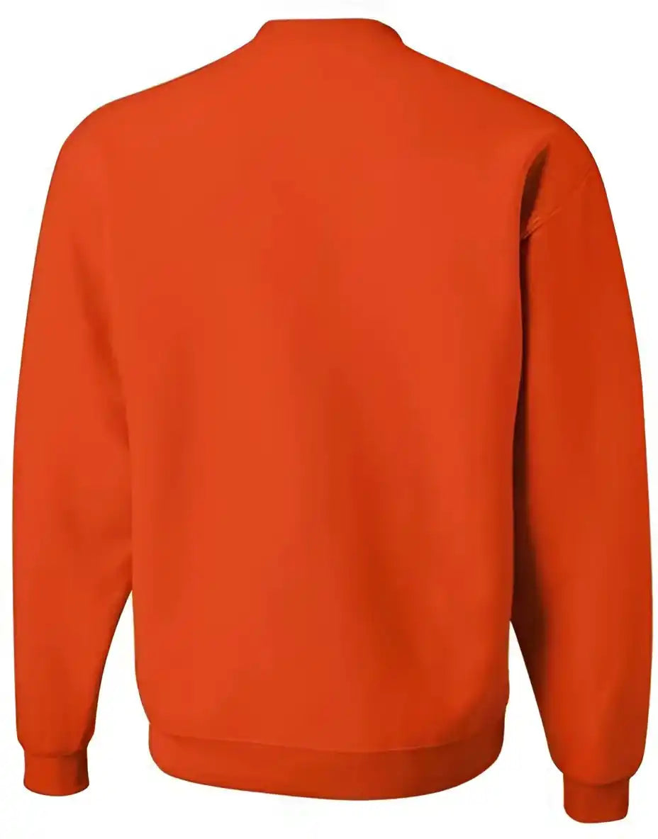 Jerzees 562mr Nublend Crewneck Sweatshirt Burnt Orange