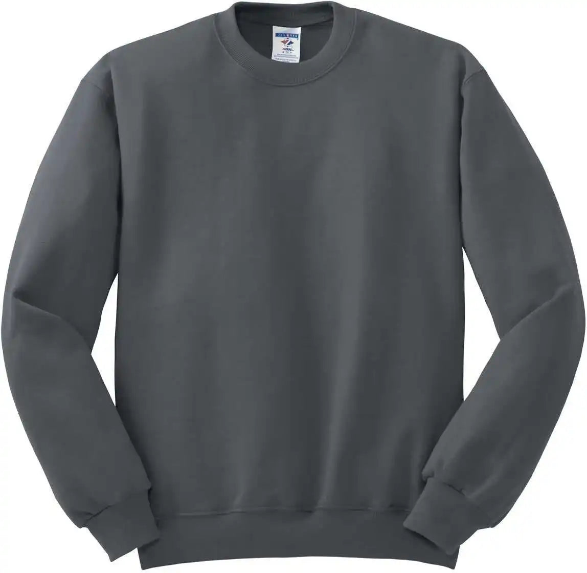 Jerzees 562mr Nublend Crewneck Sweatshirt Charcoal Gray