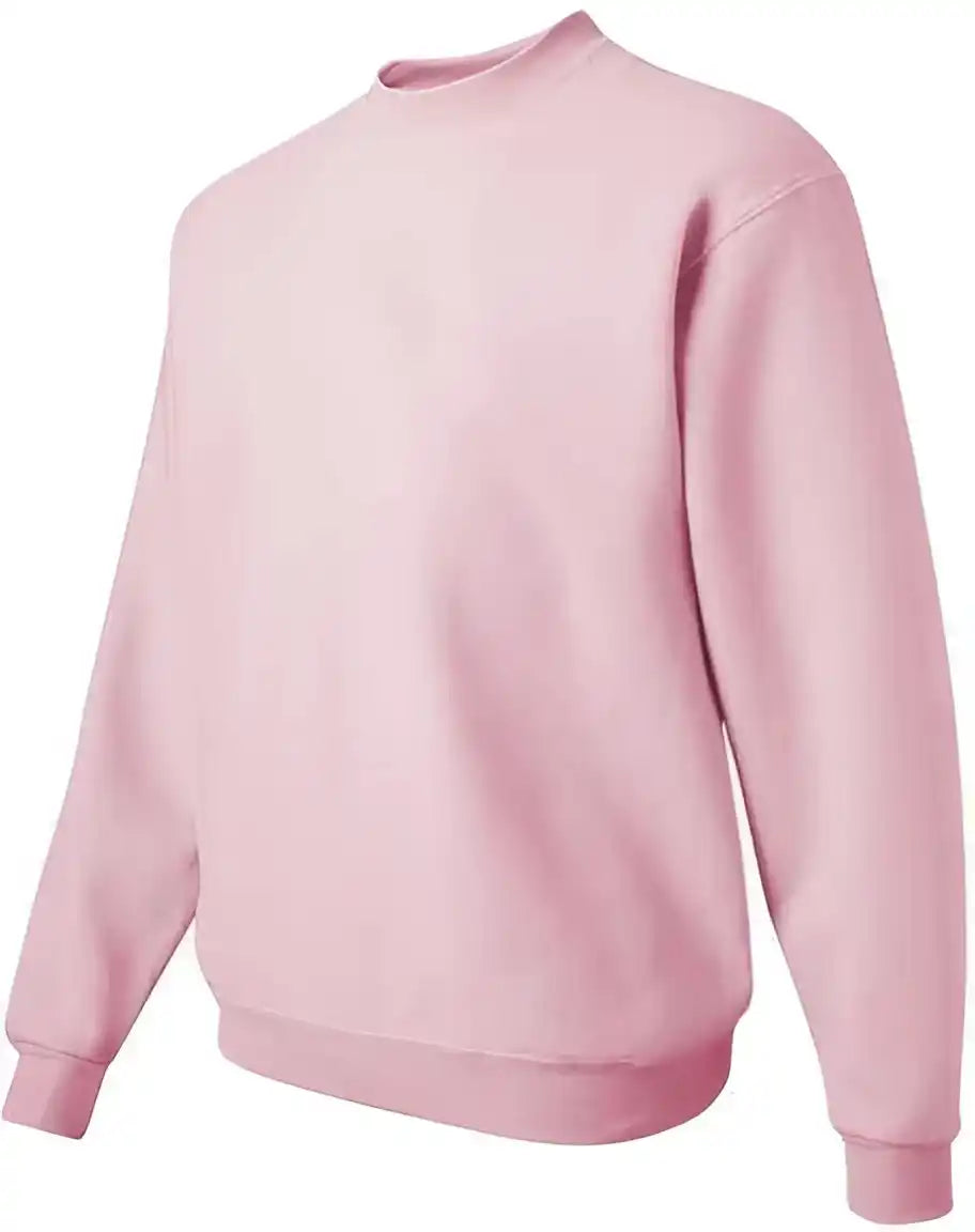 Jerzees 562mr Nublend Crewneck Sweatshirt Classic Pink