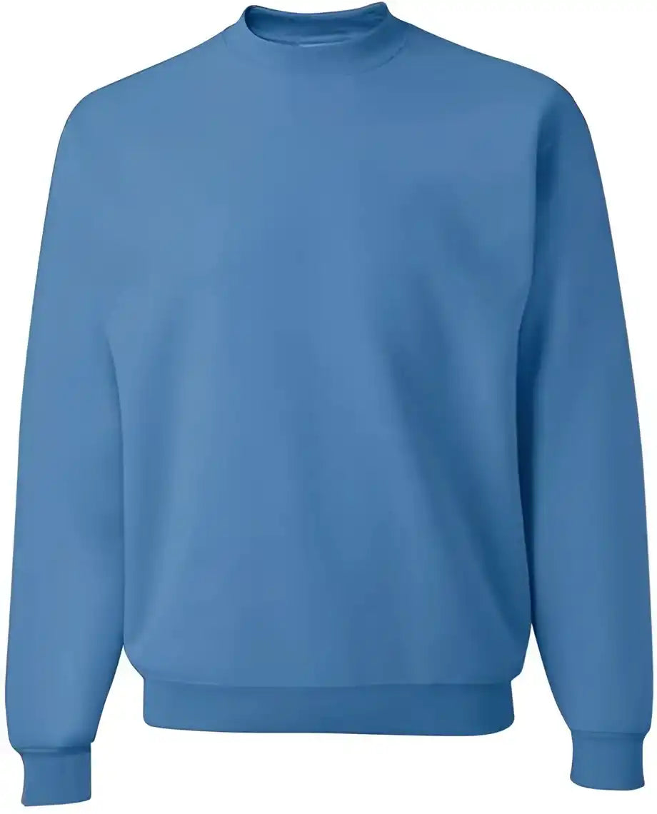 Jerzees 562mr Nublend Crewneck Sweatshirt Columbia Blue