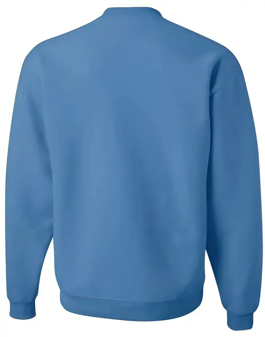 Jerzees 562mr Nublend Crewneck Sweatshirt Columbia Blue