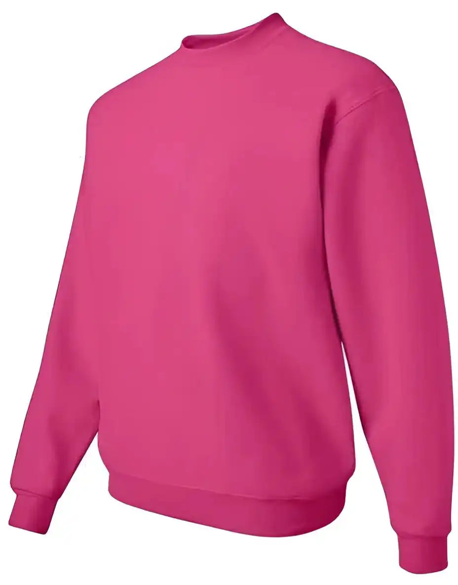 Jerzees 562mr Nublend Crewneck Sweatshirt Cyber Pink