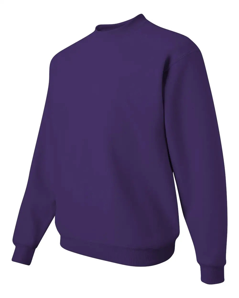Jerzees 562mr Nublend Crewneck Sweatshirt - Deep Purple