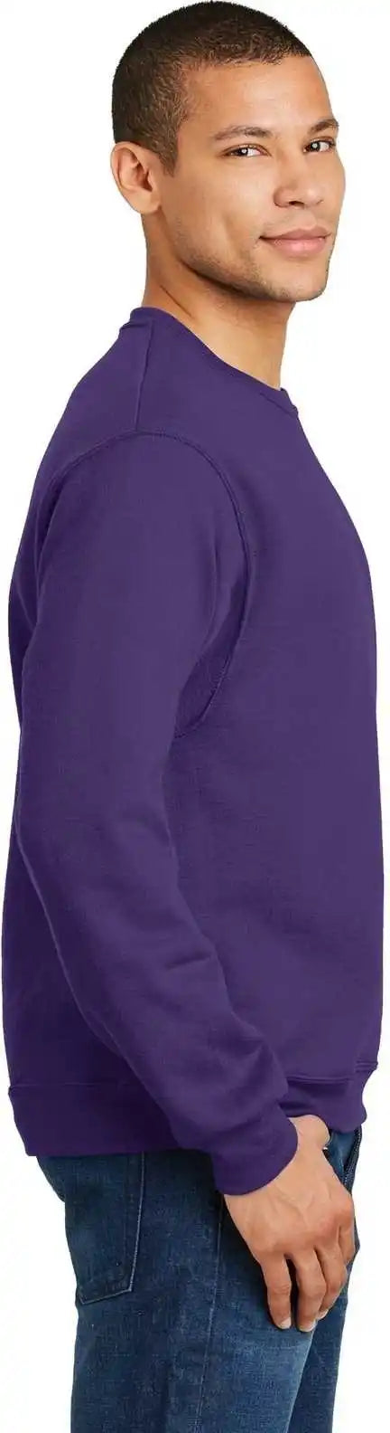 Jerzees 562mr Nublend Crewneck Sweatshirt - Deep Purple
