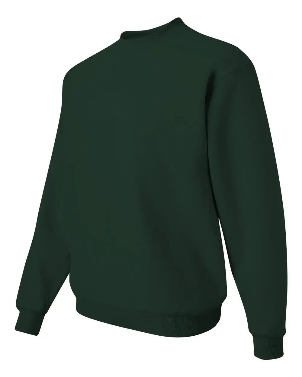 Jerzees 562mr Nublend Crewneck Sweatshirt - Forest Green