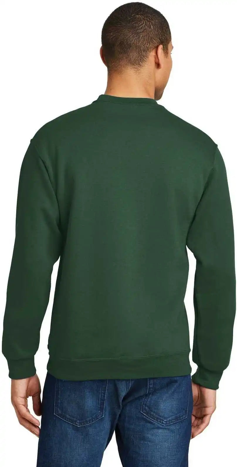 Jerzees 562mr Nublend Crewneck Sweatshirt Forest Green