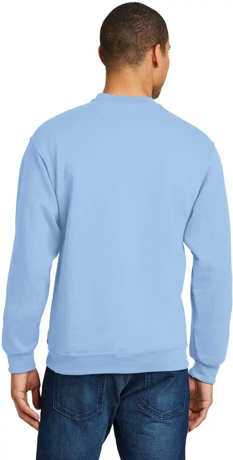 Jerzees 562mr Nublend Crewneck Sweatshirt Light Blue
