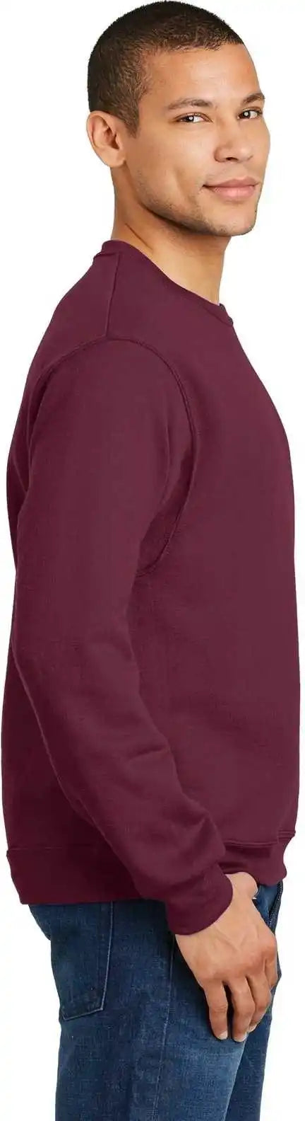 Jerzees 562mr Nublend Crewneck Sweatshirt Maroon