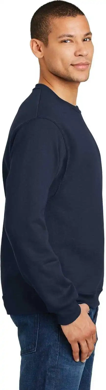 Jerzees 562mr Nublend Crewneck Sweatshirt Navy