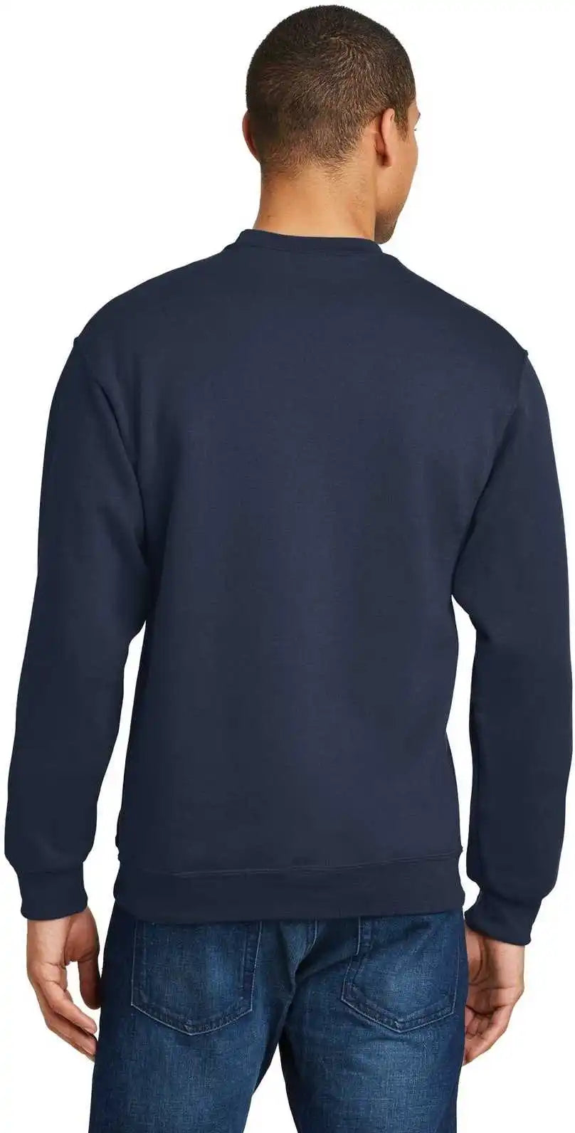 Jerzees 562mr Nublend Crewneck Sweatshirt Navy