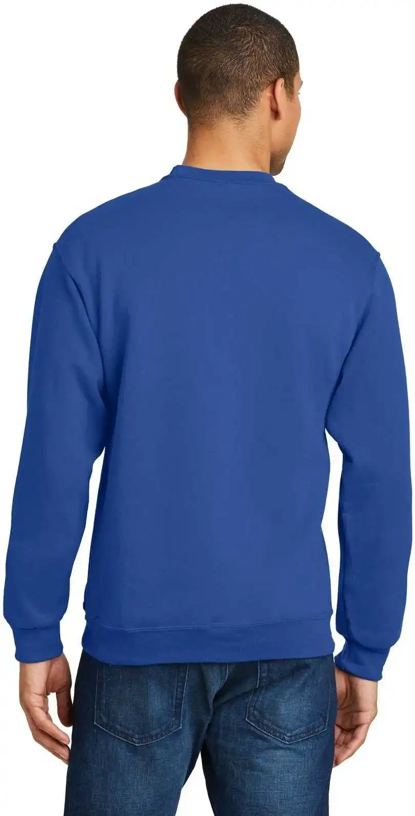 Jerzees 562mr Nublend Crewneck Sweatshirt Royal