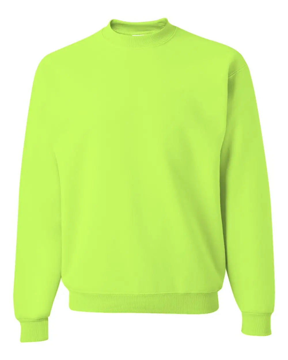 Jerzees 562mr Nublend Crewneck Sweatshirt - Safety Green