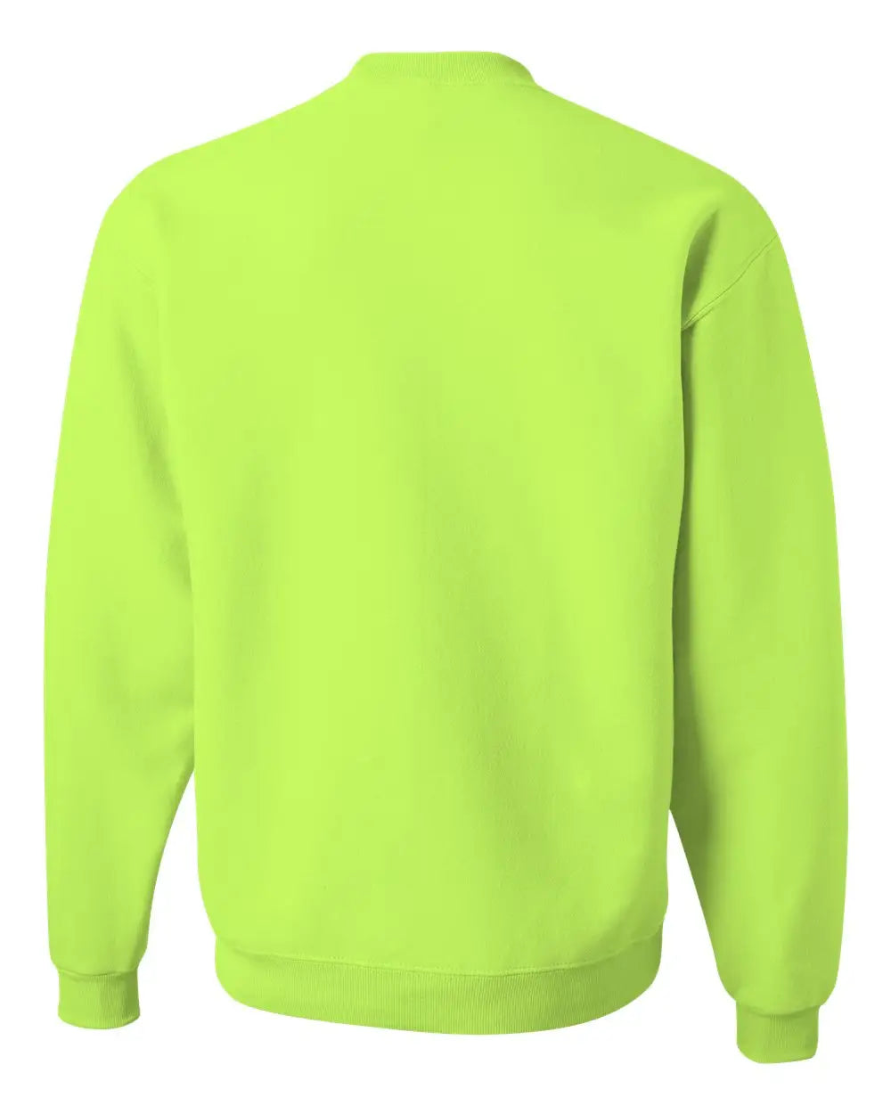 Jerzees 562mr Nublend Crewneck Sweatshirt - Safety Green