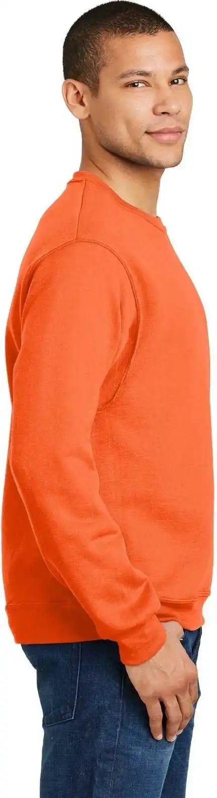 Jerzees 562mr Nublend Crewneck Sweatshirt - Safety Orange