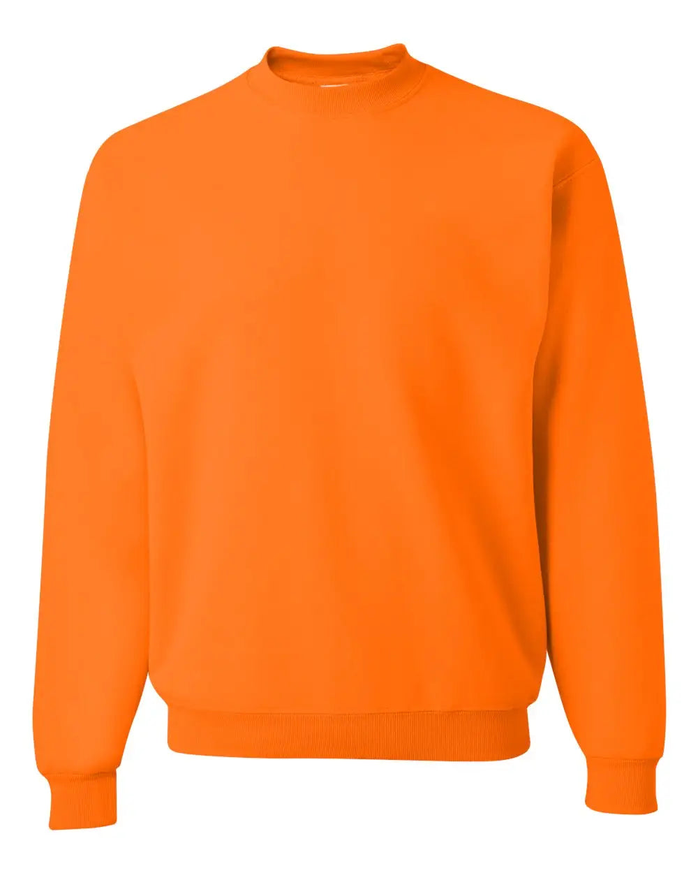 Jerzees 562mr Nublend Crewneck Sweatshirt - Safety Orange
