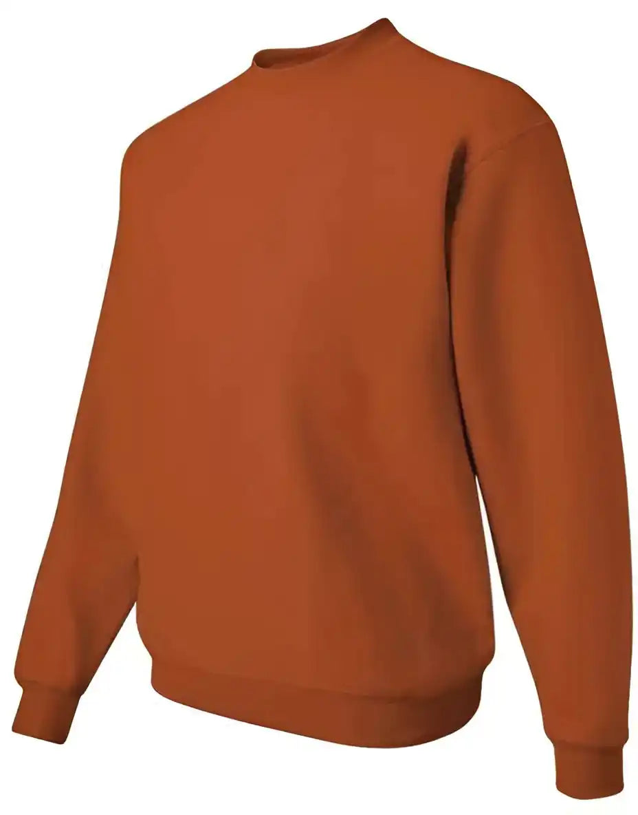 Jerzees 562mr Nublend Crewneck Sweatshirt Texas Orange