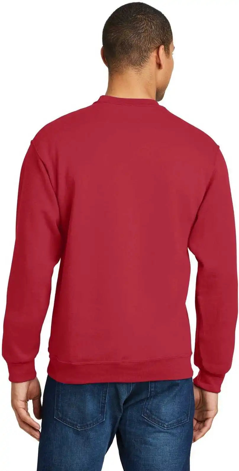 Jerzees 562mr Nublend Crewneck Sweatshirt True Red