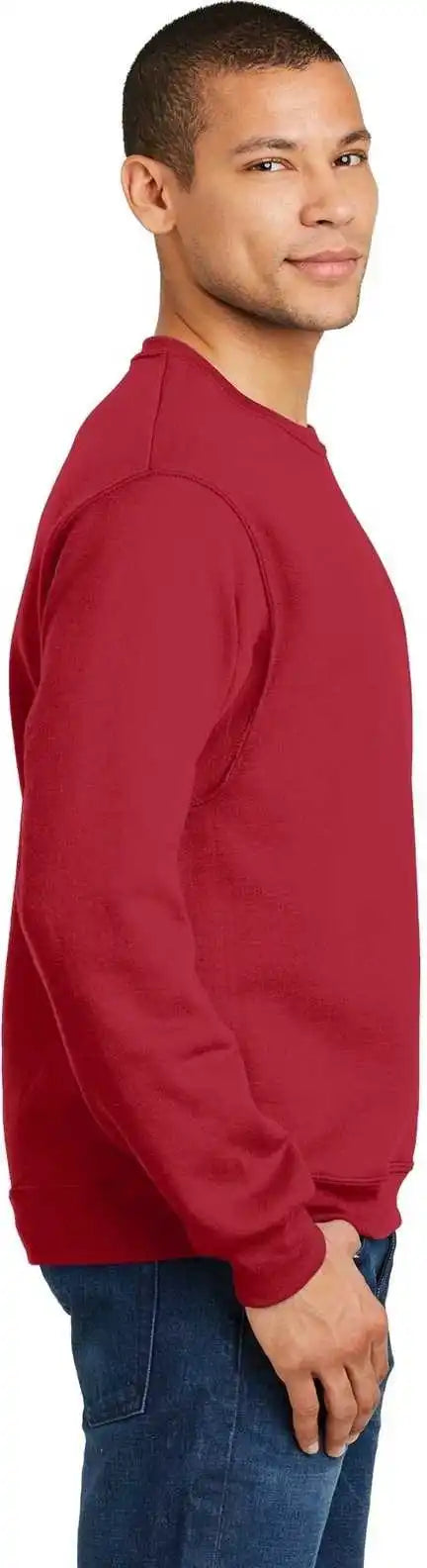 Jerzees 562mr Nublend Crewneck Sweatshirt True Red