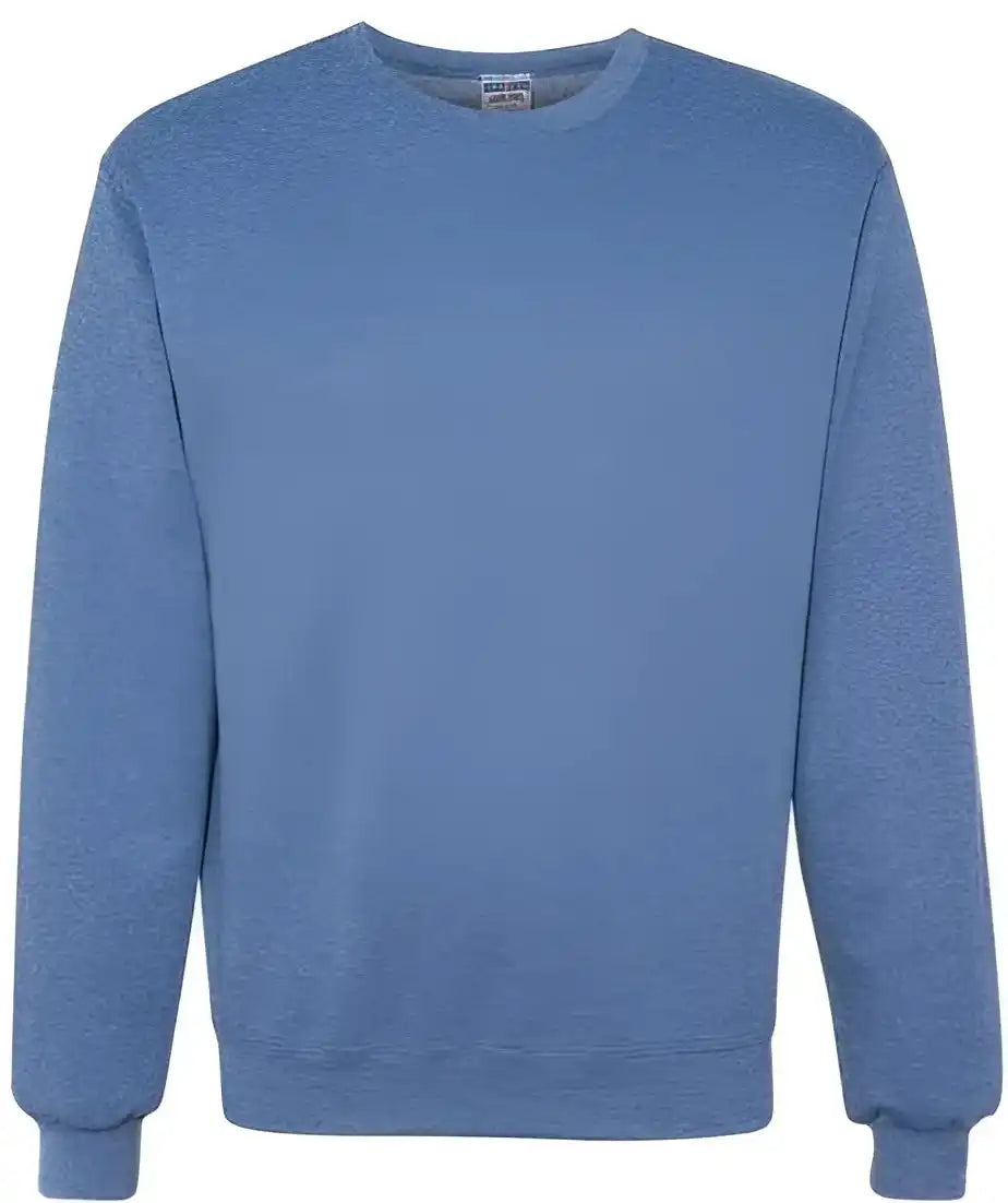 Jerzees 562mr Nublend Crewneck Sweatshirt Vintage Heather Blue