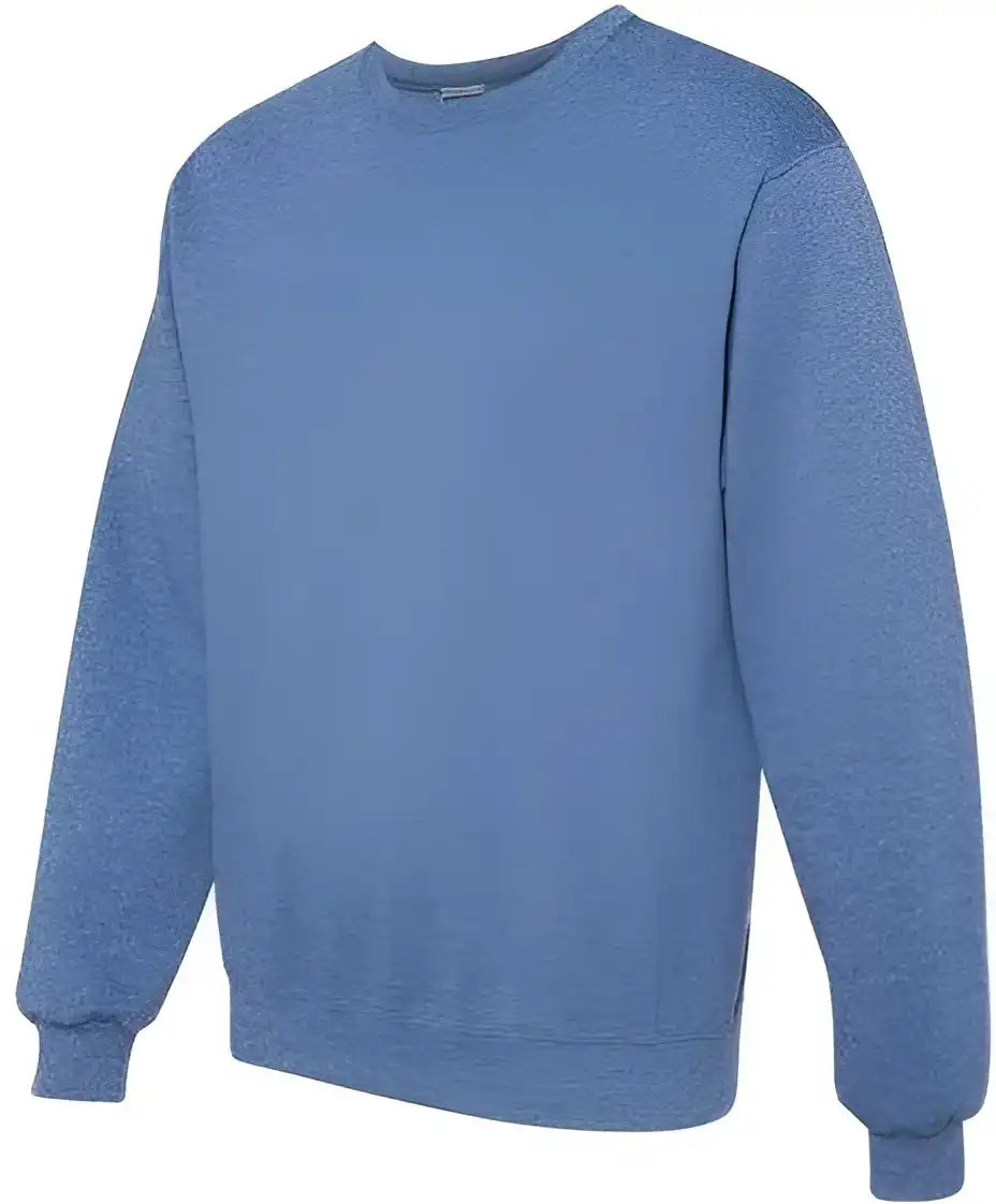 Jerzees 562mr Nublend Crewneck Sweatshirt Vintage Heather Blue
