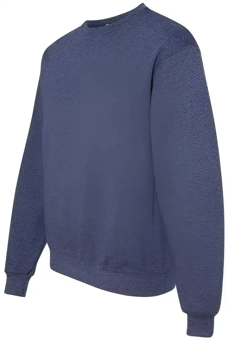 Jerzees 562mr Nublend Crewneck Sweatshirt Vintage Heather Navy