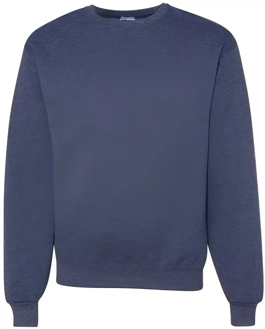 Jerzees 562mr Nublend Crewneck Sweatshirt Vintage Heather Navy