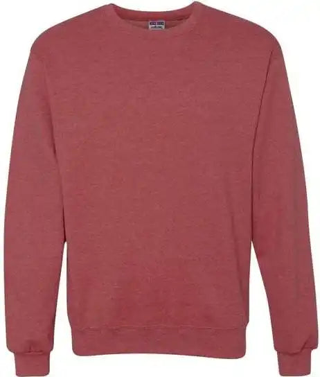 Jerzees 562mr Nublend Crewneck Sweatshirt Vintage Heather Red