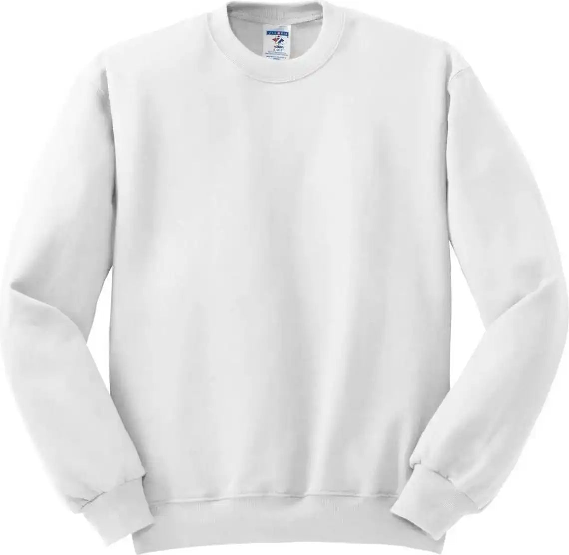 Jerzees 562mr Nublend Crewneck Sweatshirt White