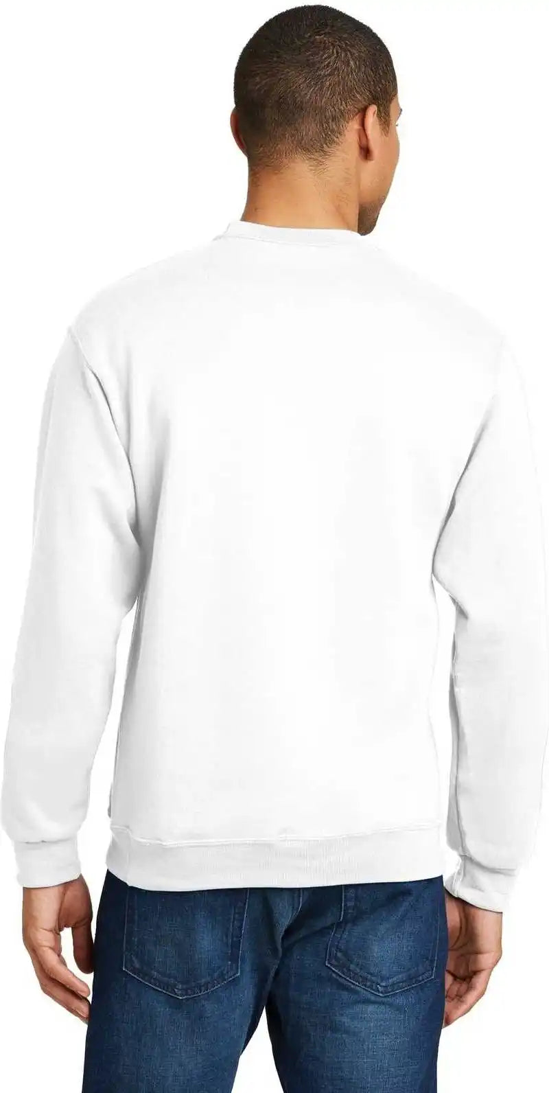 Jerzees 562mr Nublend Crewneck Sweatshirt White