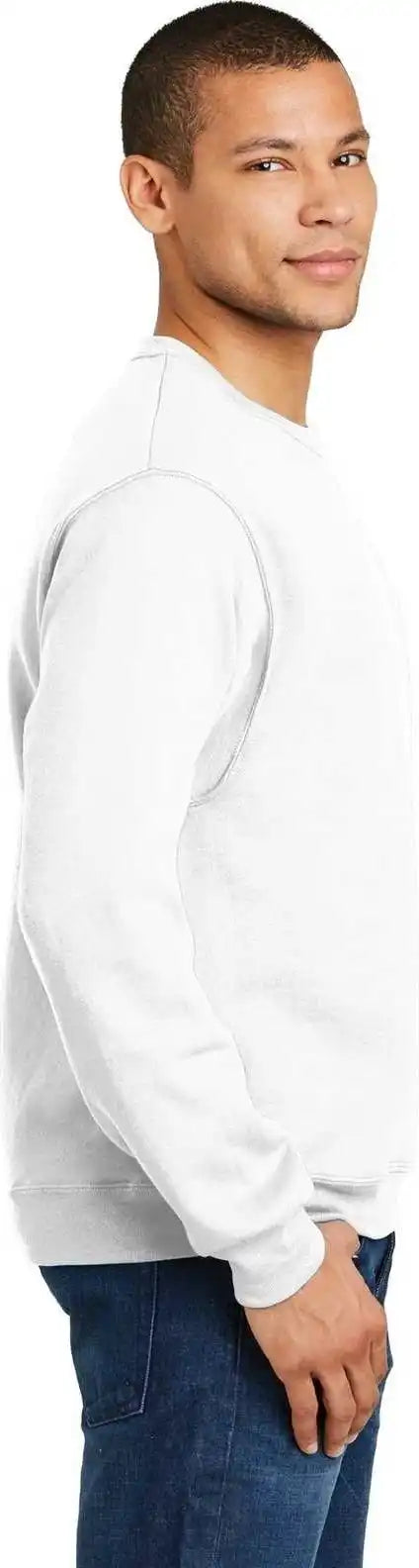 Jerzees 562mr Nublend Crewneck Sweatshirt White