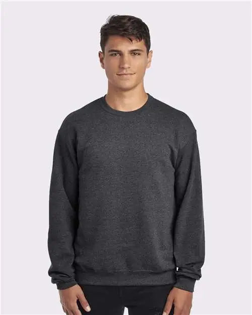 Jerzees 562mr Nublend® Crewneck Sweatshirt - Black Heather