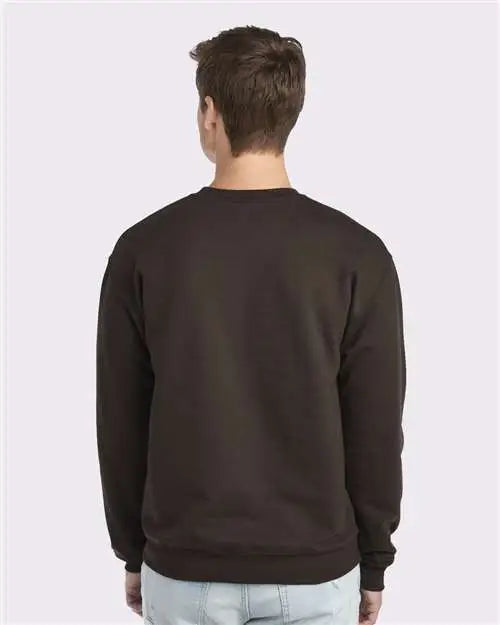 Jerzees 562mr Nublend® Crewneck Sweatshirt - Chocolate