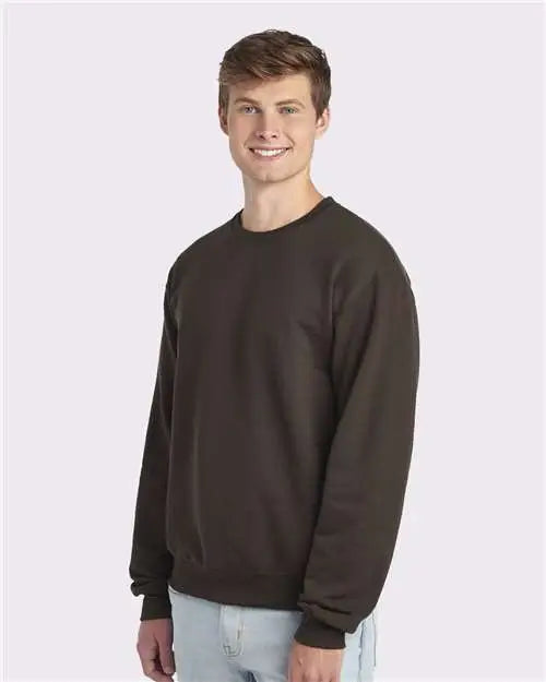 Jerzees 562mr Nublend® Crewneck Sweatshirt - Chocolate