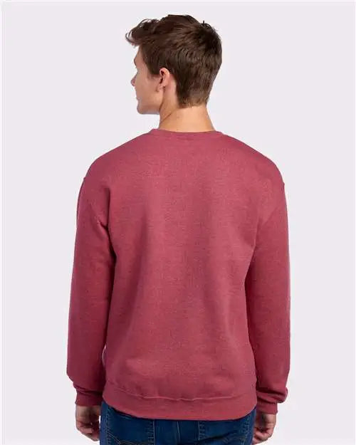 Jerzees 562mr Nublend® Crewneck Sweatshirt - Vintage Heather Red