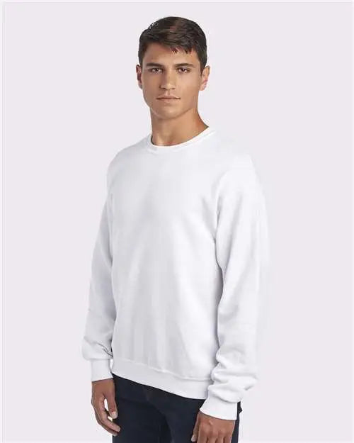 Jerzees 562mr Nublend® Crewneck Sweatshirt - White
