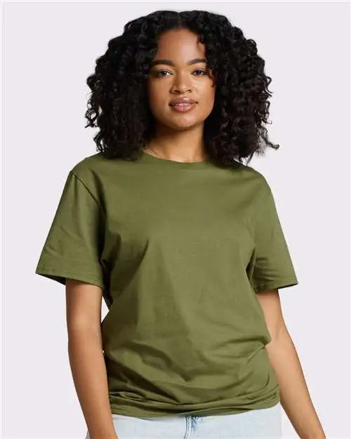 Jerzees 570mr Premium Cotton T-shirt - Olive Oil