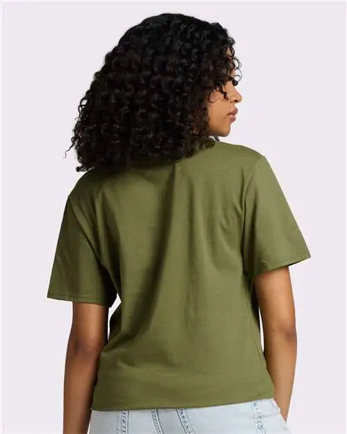 Jerzees 570mr Premium Cotton T-shirt - Olive Oil