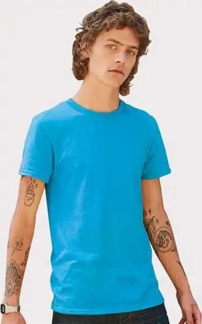 Jerzees 570mr Premium Cotton T-shirt - Soul Blue