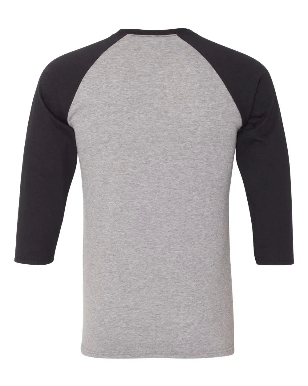 Jerzees 601rr Triblend Three-quarter Raglan Baseball T-shirt - Oxford Black - Oxford/ / s