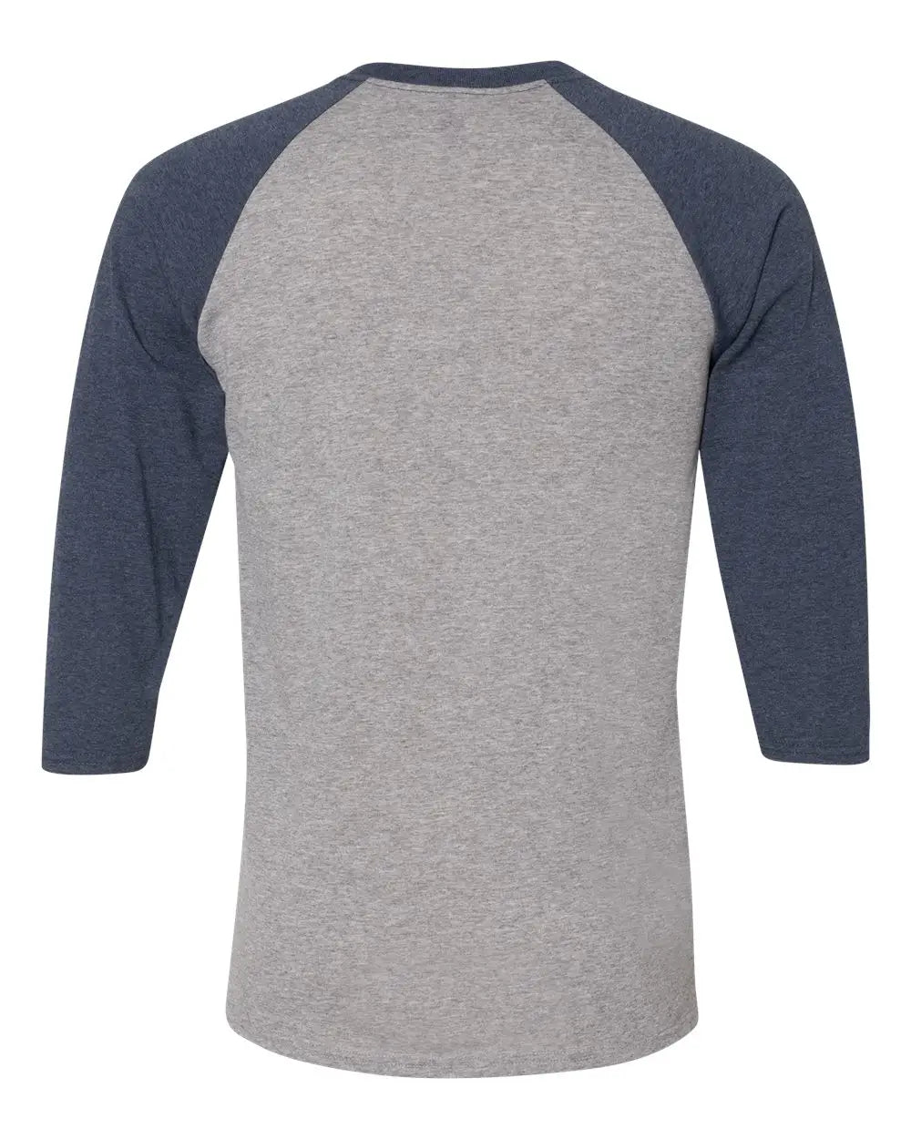 Jerzees 601rr Triblend Three-quarter Raglan Baseball T-shirt - Oxford Indigo Heather - Oxford/ / s