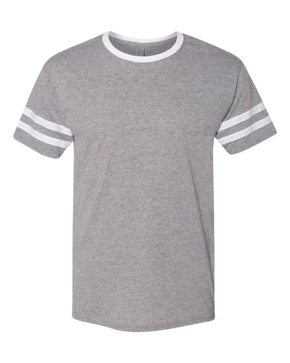 Jerzees 602mr Triblend Varsity Ringer T-shirt - Oxford White - Oxford/ / s