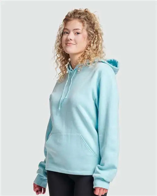Jerzees 700mr Eco™ Premium Blend Ring-spun Hooded Sweatshirt - Cloud Heather